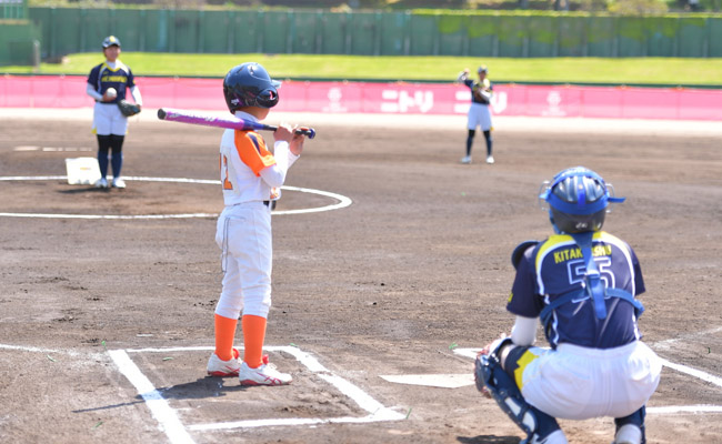 絶対に負けられない始球式!