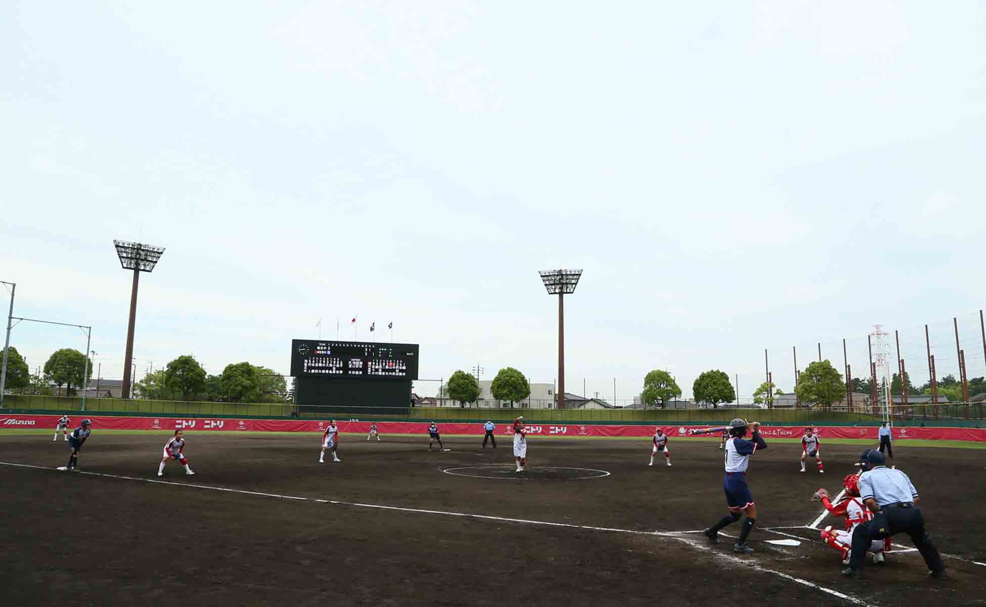 岐阜県内小学生合同チームによる前座試合を開催！
