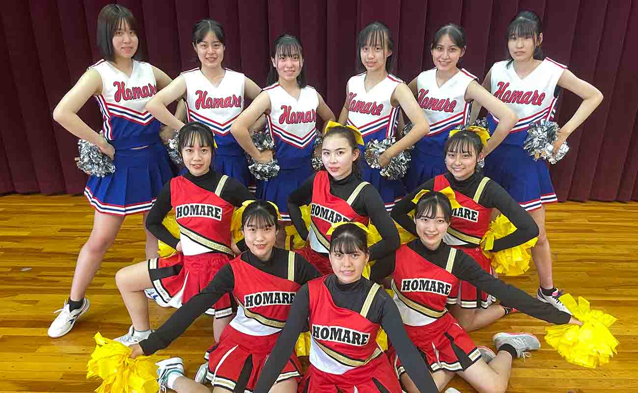 誉高校チアダンス部によるダンスパフォーマンス