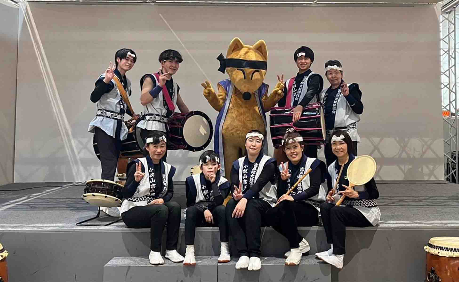 吉五郎太鼓保存会によるパフォーマンス
